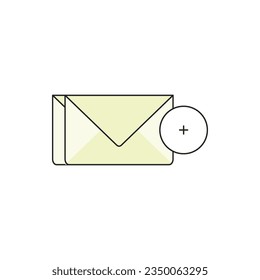 new email vector type icon