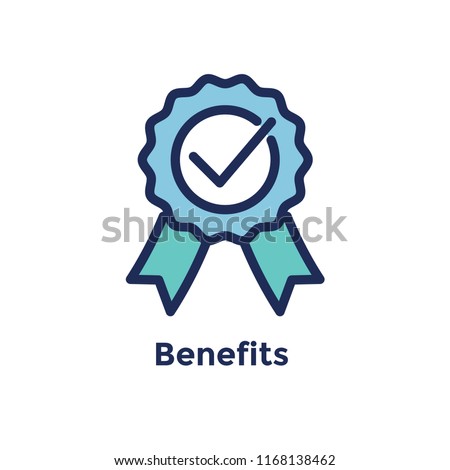 New Employee Hiring Process icon w benefits ribbon