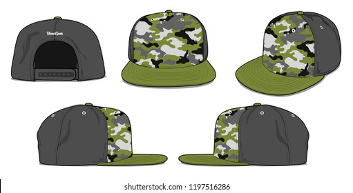 New era cap template