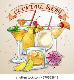 New Era Drinks Coctail menu