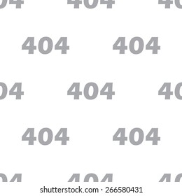 New Error white and black seamless pattern for web design. Vector symbol