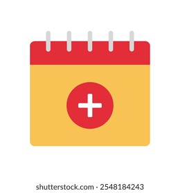 New event reminder calendar flat icon design