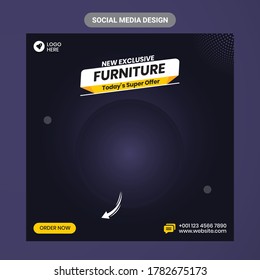 New Exclusive Furniture Social Media Template