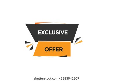  nuevo sitio web de ofertas exclusivas, clic en botón, nivel, signo, discurso, banner de burbuja, 
