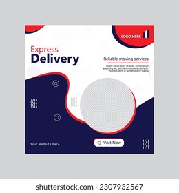 New Express Delivery Banner Template 