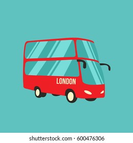new famous bus red vector 