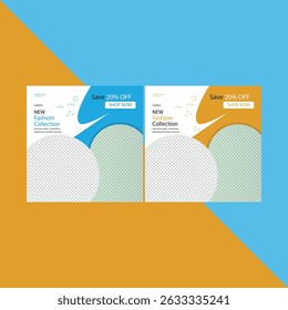 New Fashion Collection Promotion Templates with 20% Off