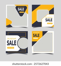 New fashion design web banner template