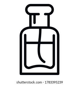 New fashion perfume icon. Outline new fashion perfume vector icon for web design isolated on white background