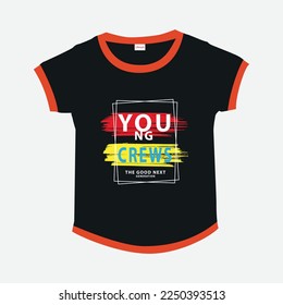 new fashion suitable screen printing and DTF for the design boy and girls outfit of t-shirts print