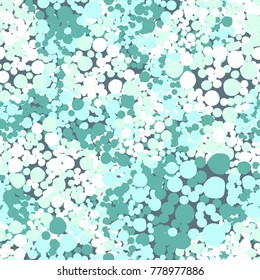New fashionable camouflage. Seamless texture of rounded uneven spots.