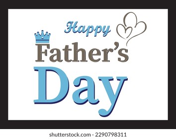 New Father's Day Vector Design