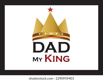 New Father's Day Vector Design 