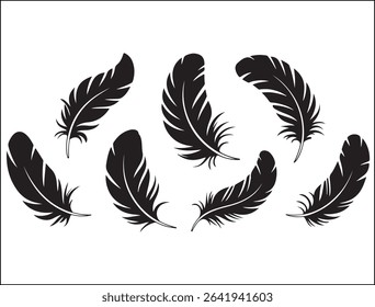 A new Feather Silhouette Design
