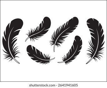 A new Feather Silhouette Design