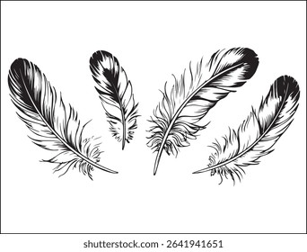 A new Feather Silhouette Design