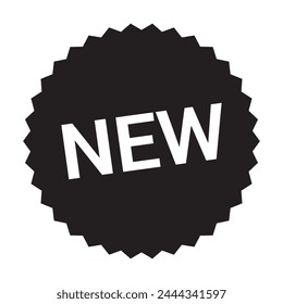 New feature or product badge flat icon for apps and websites. vector image. EPS 10