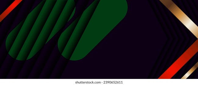 New Festive Night Christmas gold design green red background abstract shiny color golden with lines and glitter sparkles