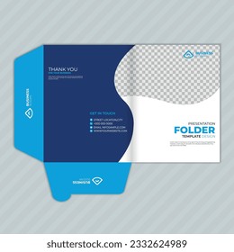 New File Folder Design and Template for Your Company