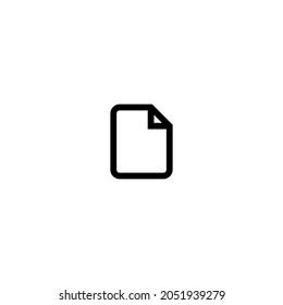 New file icon isolated on white background vector
