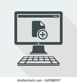 New file - Vector flat minimal icon
