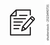 new file writing text icon sign vector