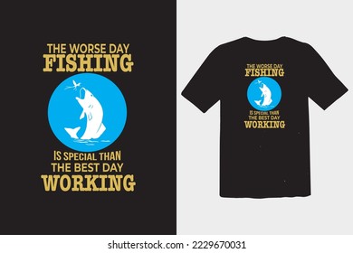New Fishing attractive t-shirt design 