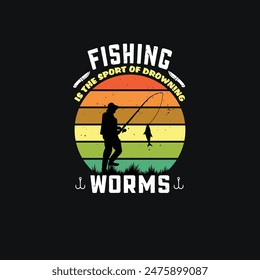 New fishing t shirt design
