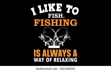 New Fishing T-shirt Design Template