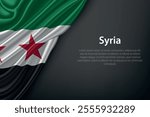 New Flag of Syrian Arab Republic, symbol of Syria