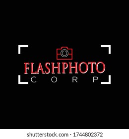 new flash photo corp logo design