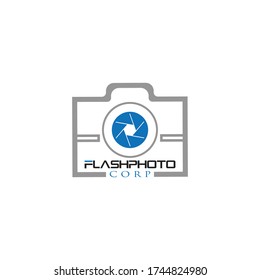 new flash photo corp logo design