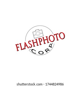 new flash photo corp logo design