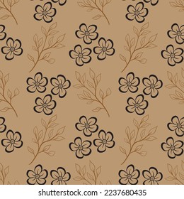 nuevo diseño de patrones florales con gráficos elegantes para el fondo y la tela