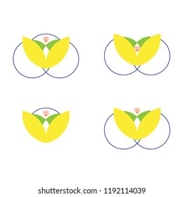 New Flower Logo, strong, clear, useful and editable. Perfect for use in a wide range of new media templates: Web Marketing Agency, Social Media Services Showcase, Online Marketing Apps, and Websites