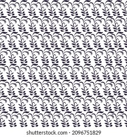 New Flower pattern. Seamless white and gray ornament. Graphic vector background. Ornament for fabric, wallpaper, packaging.