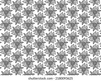 new flower pattern  Vector created for decorative purposes, cloth, paper, glass, cups, plates, tiles, wallpapers.
