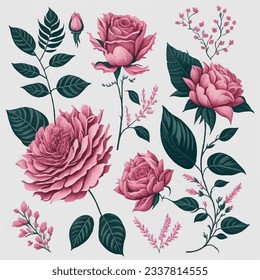 The new flower vector design