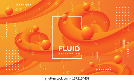 New Fluid abstract modern colorful background design.