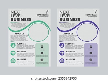 New Flyer Design Print Ready