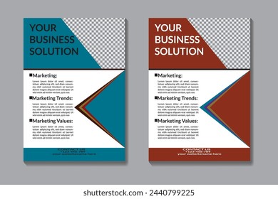 New flyer design template print ready 