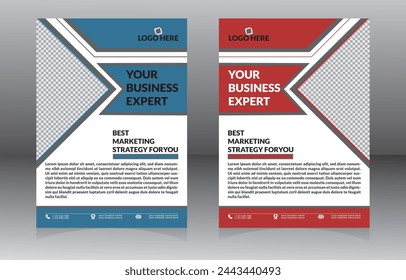  Neue Flyer-Designvorlage druckfertig