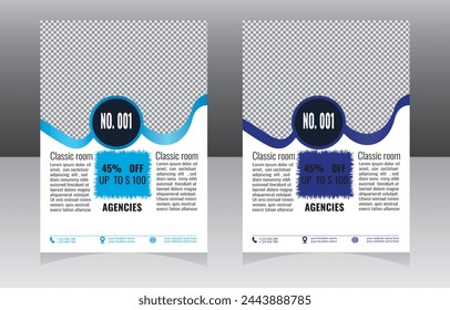 New flyer design template print ready