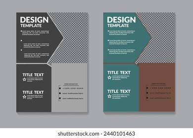 Nuevo diseño de plantilla de folleto listo para imprimir