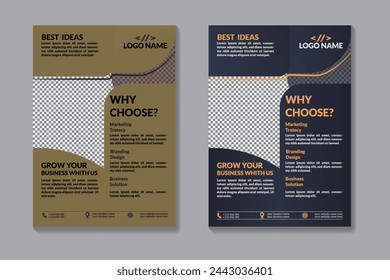 New flyer template  design  print ready 