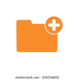New Folder File. Add Attach Create Folder Make New Plus Icon. Folder, File, Icon, New, Plus, Sign, Create, Open, Add, Job, Archive