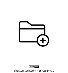 New folder icon, design inspiration vector template for interface and any purpose