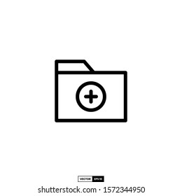 New folder icon, design inspiration vector template for interface and any purpose