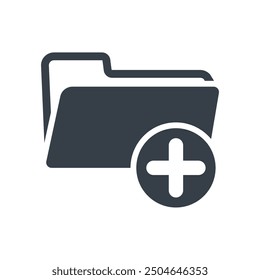 new folder icon design vector template