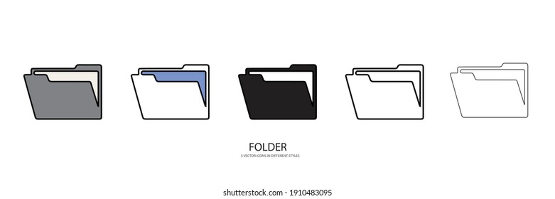 Folder Icon Images, Stock Photos & Vectors | Shutterstock